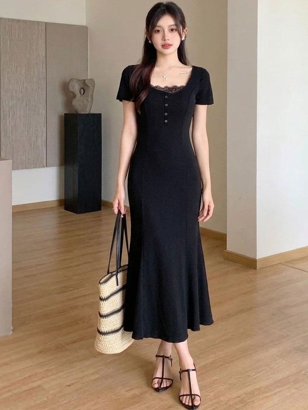 DressBerry DressBerry Fit & Flare Midi Dress