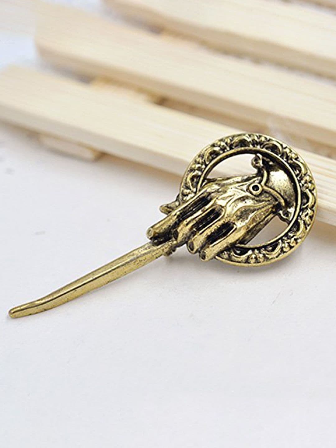 Peora Peora Bronze-Toned Plated Metal Brooch