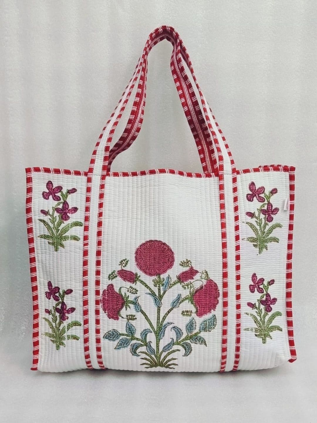 Gulaab Jaipur Gulaab Jaipur Block Printed Cotton Tote Bag