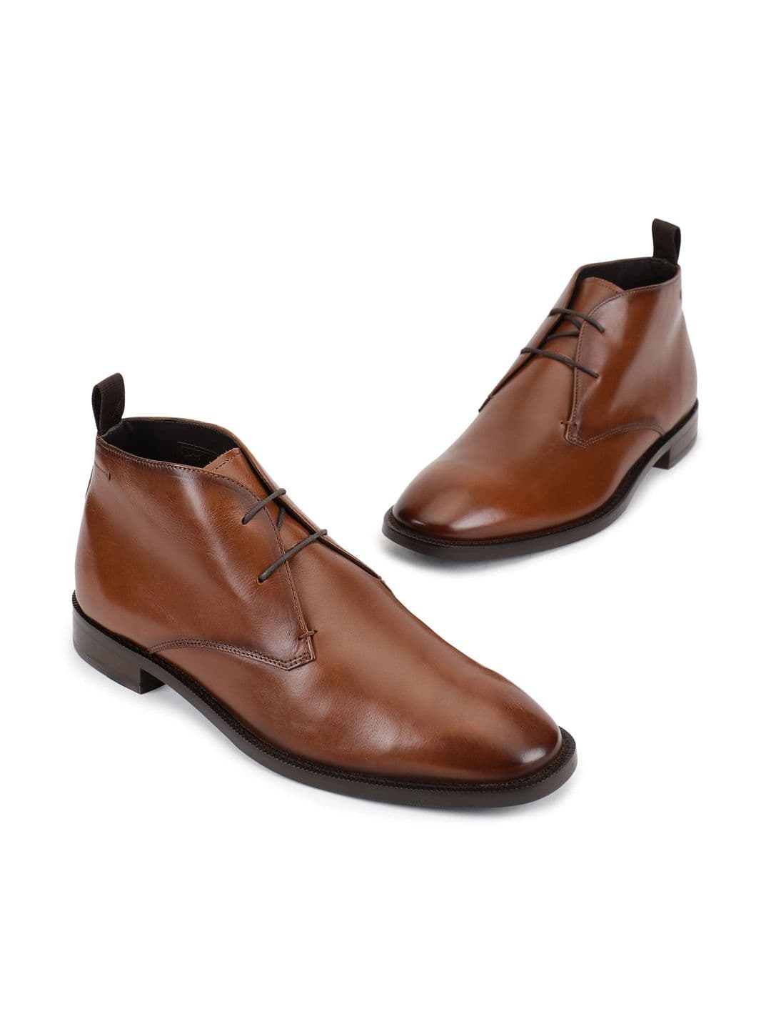 Woods Woods Men Round Toe Lace-Ups Desert Boots