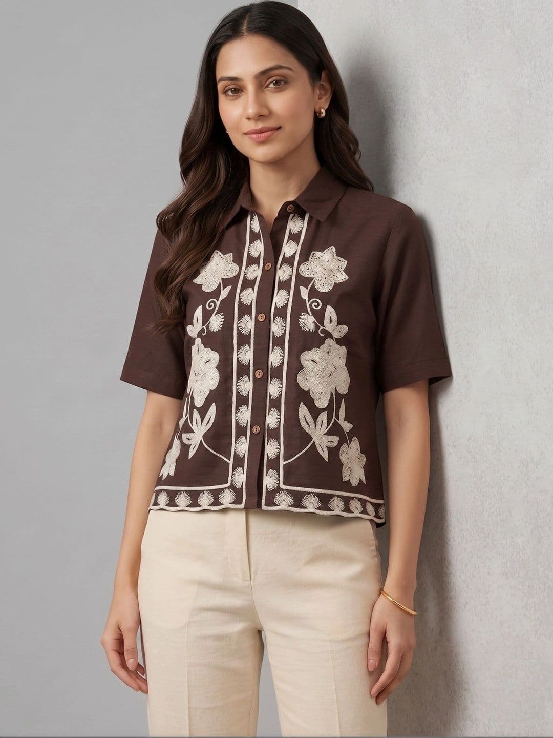 all about you all about you Women Comfort Floral Casual Shirt
