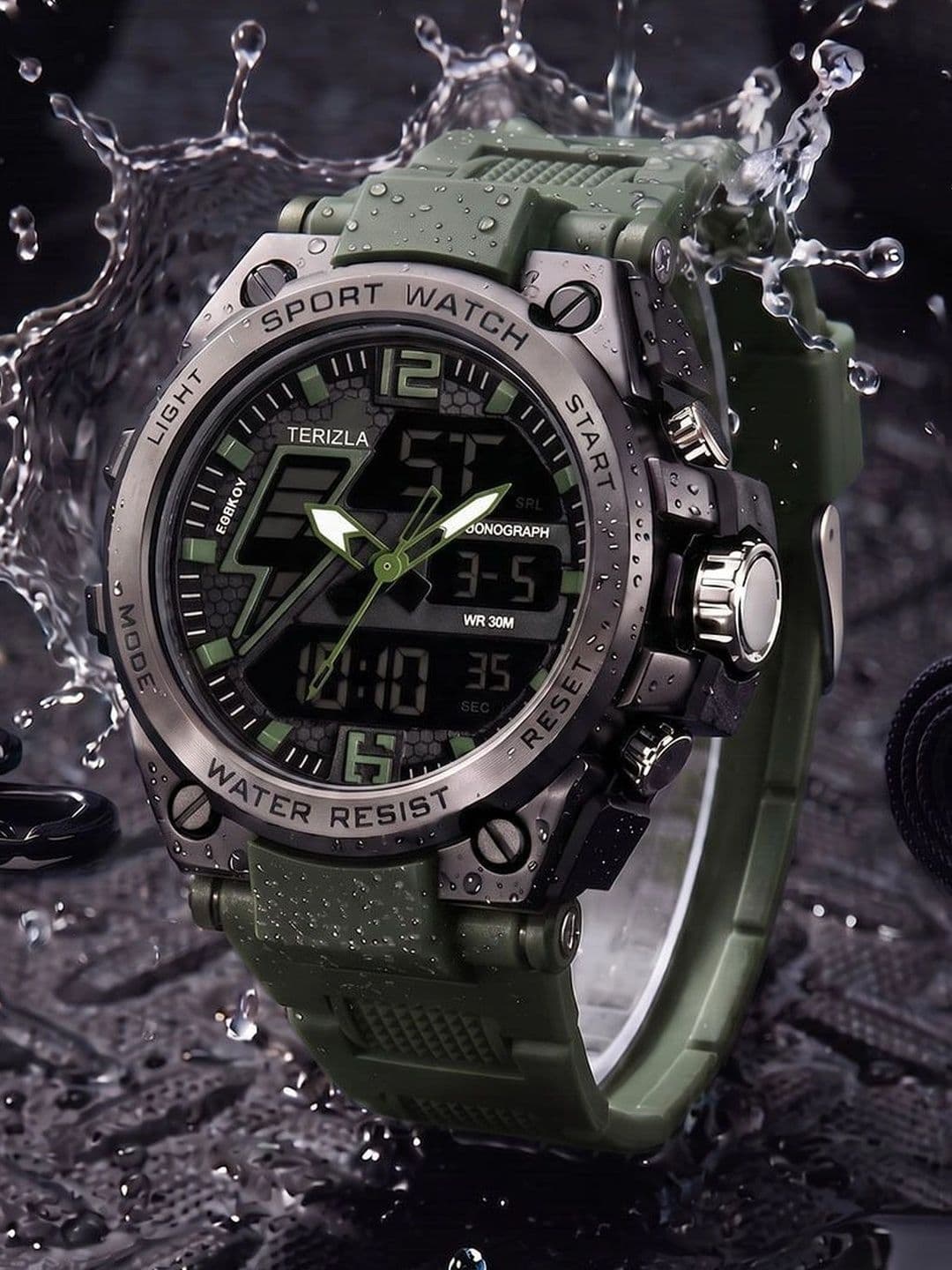 TREX TREX Men Dial & Straps Analogue and Digital Watch 5210_GREEN1