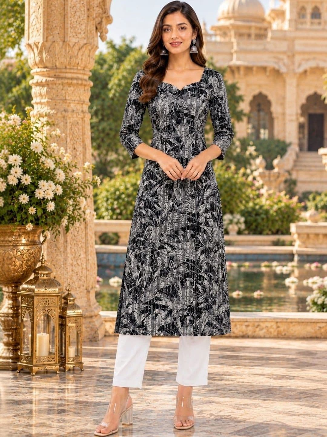 The Kapas The Kapas Women Printed Kurta