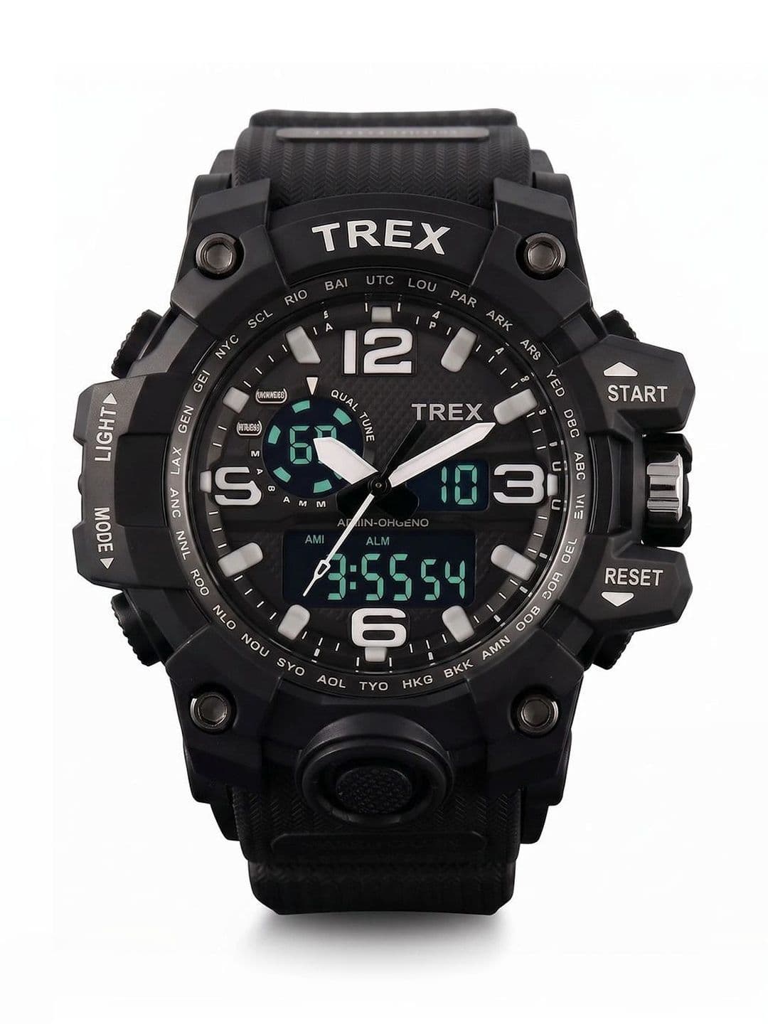 TREX TREX Men Dial & Straps Analogue and Digital Watch 1155_BLACK_TRX1