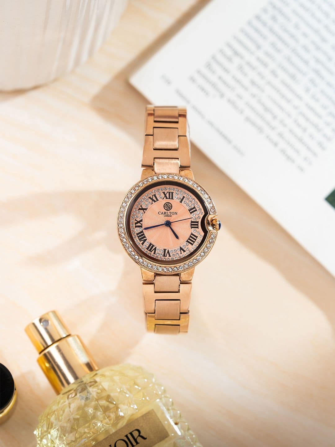 Women Stainless Steel Straps Watch Carlton London Women Charlotte Analog Watch CLDRGS-001