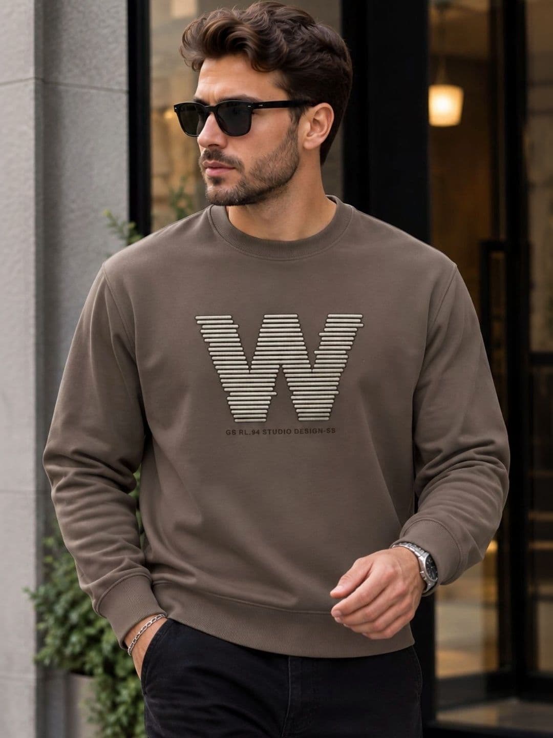 Parcel Yard Parcel Yard Men Printed Sweatshirt