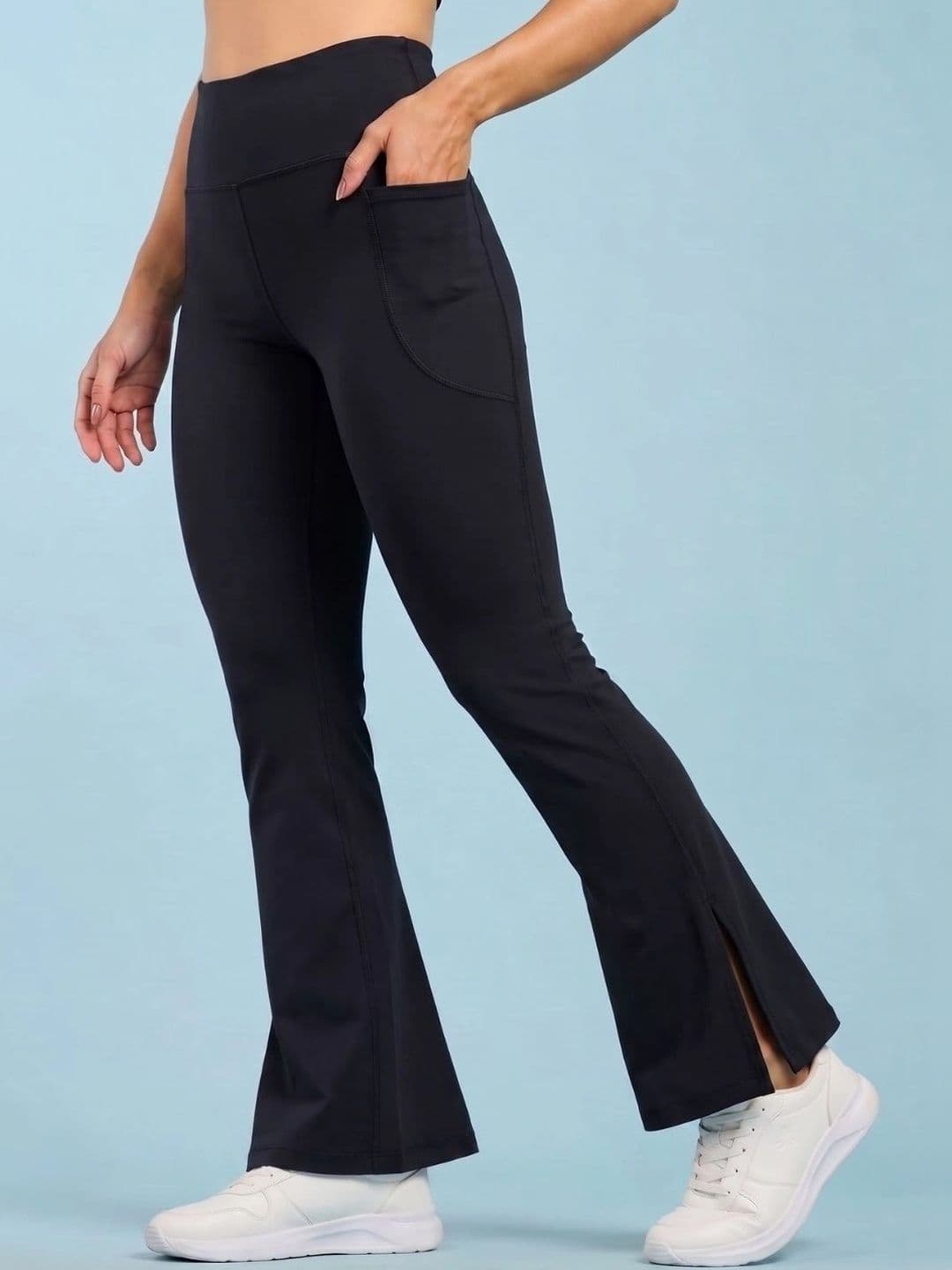 Blinkin Blinkin  High-Waist Flared Ankle Length Tights
