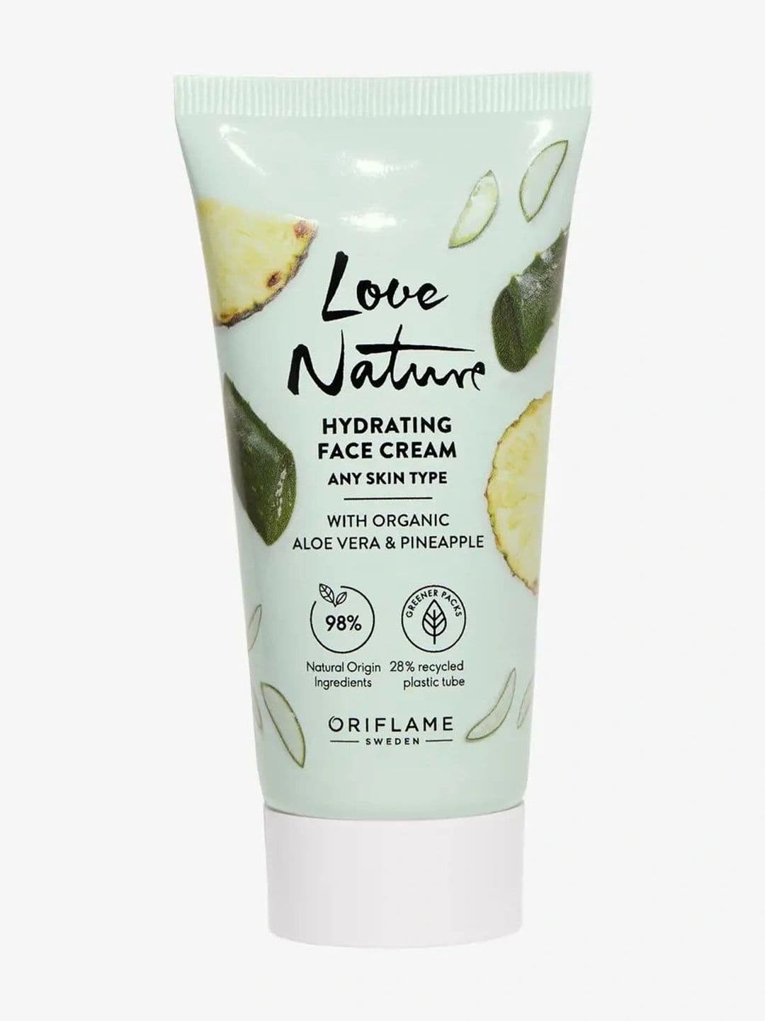 Oriflame Sweden Oriflame Sweden Love Nature Hydrating Face Cream with Organic Aloe Vera & Pineapple- 50 g