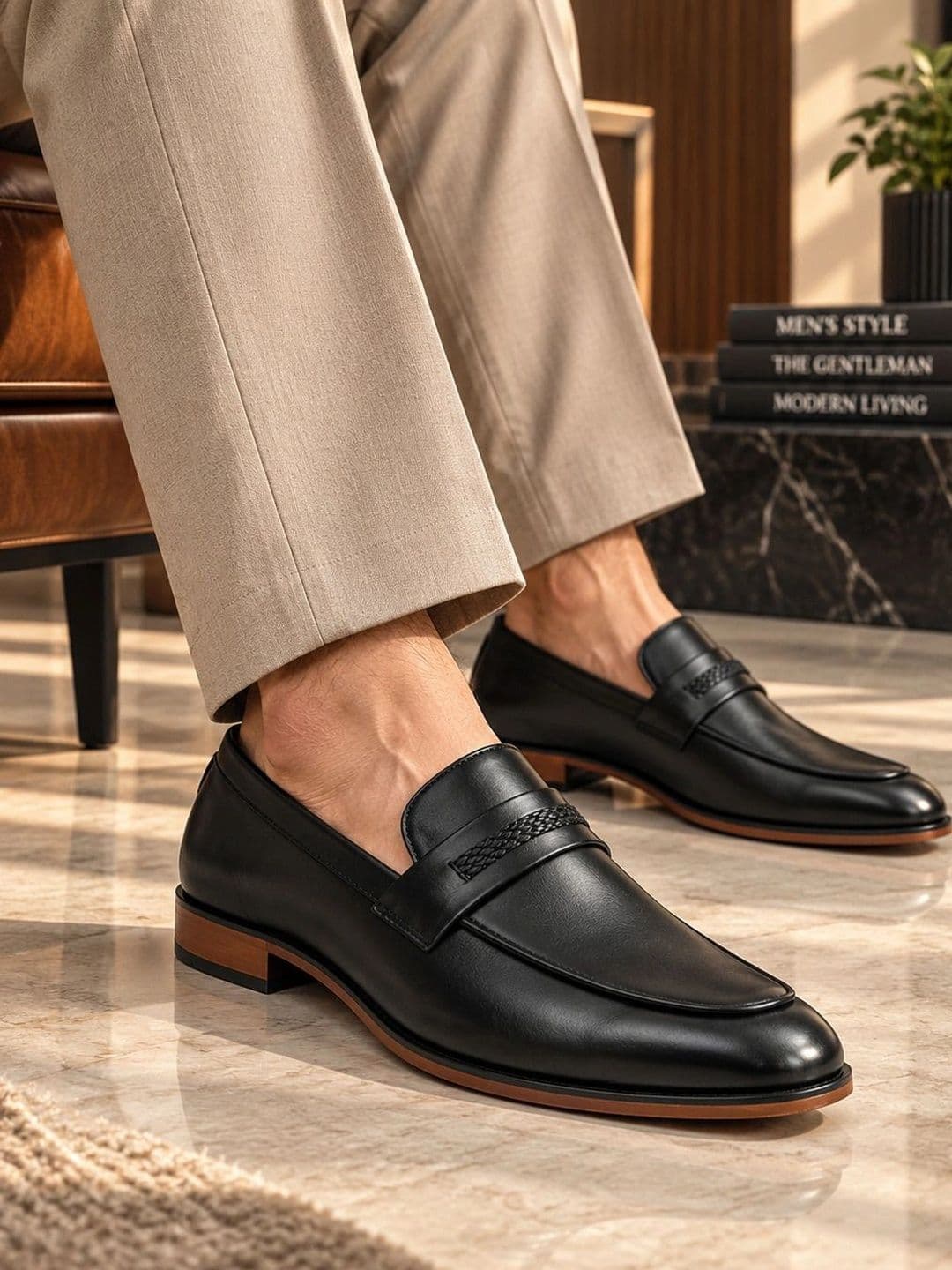 San Frissco San Frissco Men Textured Loafers