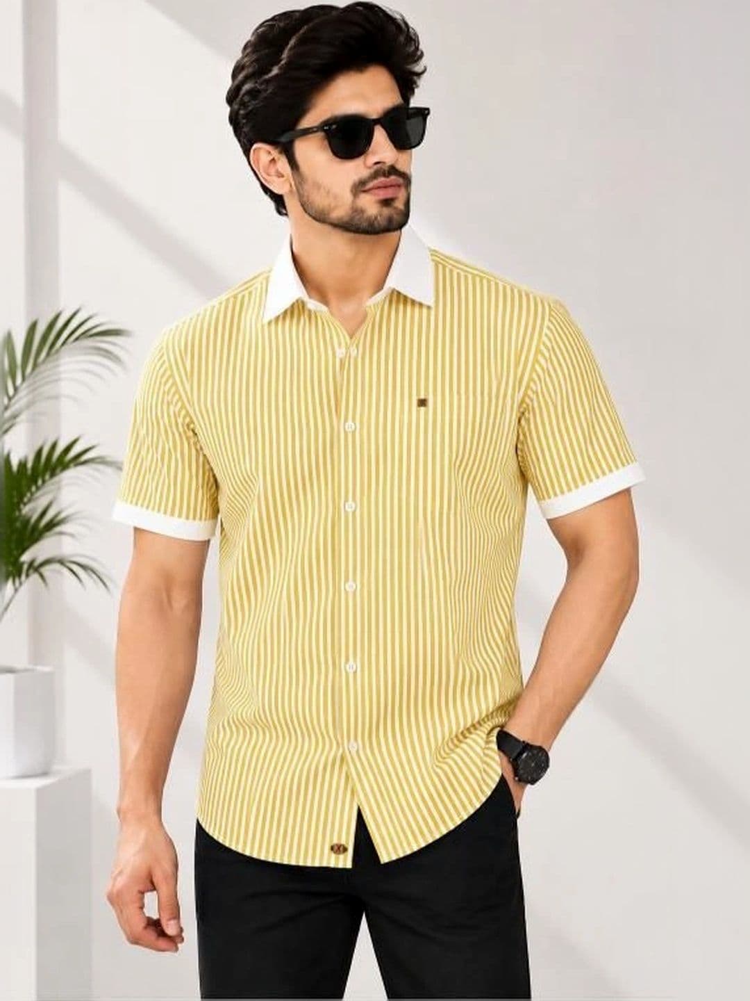 DIGIMI DIGIMI Men Comfort Striped Casual Shirt