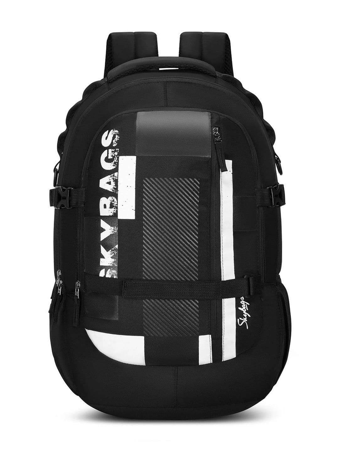 Skybags Skybags Unisex Cipher Black 16 Inch Compatible Laptop Backpack with Rain Cover - 32L