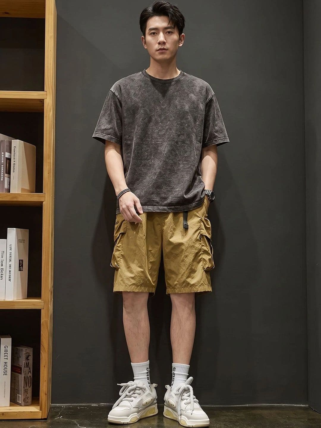StyleCast x Revolte StyleCast x Revolte Men Cargo Shorts