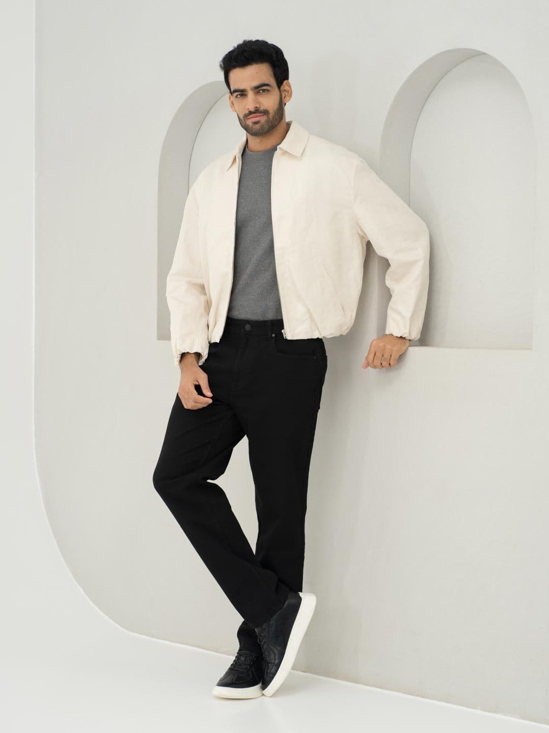 Inklock No-Fade Black Jeans The Pant Project Men Inklock No Fade Black Relaxed Fit Jeans