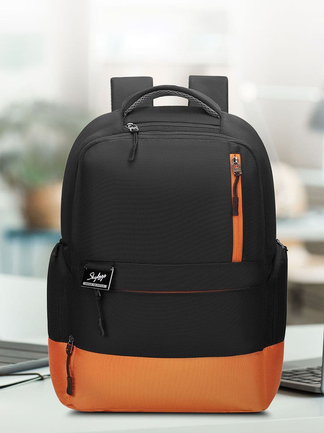 Skybags Skybags Unisex Nero Black 15 Inch Compatible Laptop Backpack with 2 Compartments - 20L