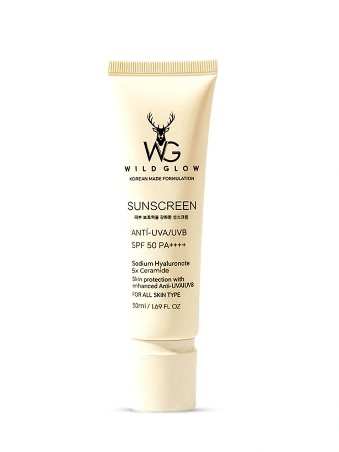 Wildglow Wildglow Sunscreen SPF 50 PA++++ 50 ml