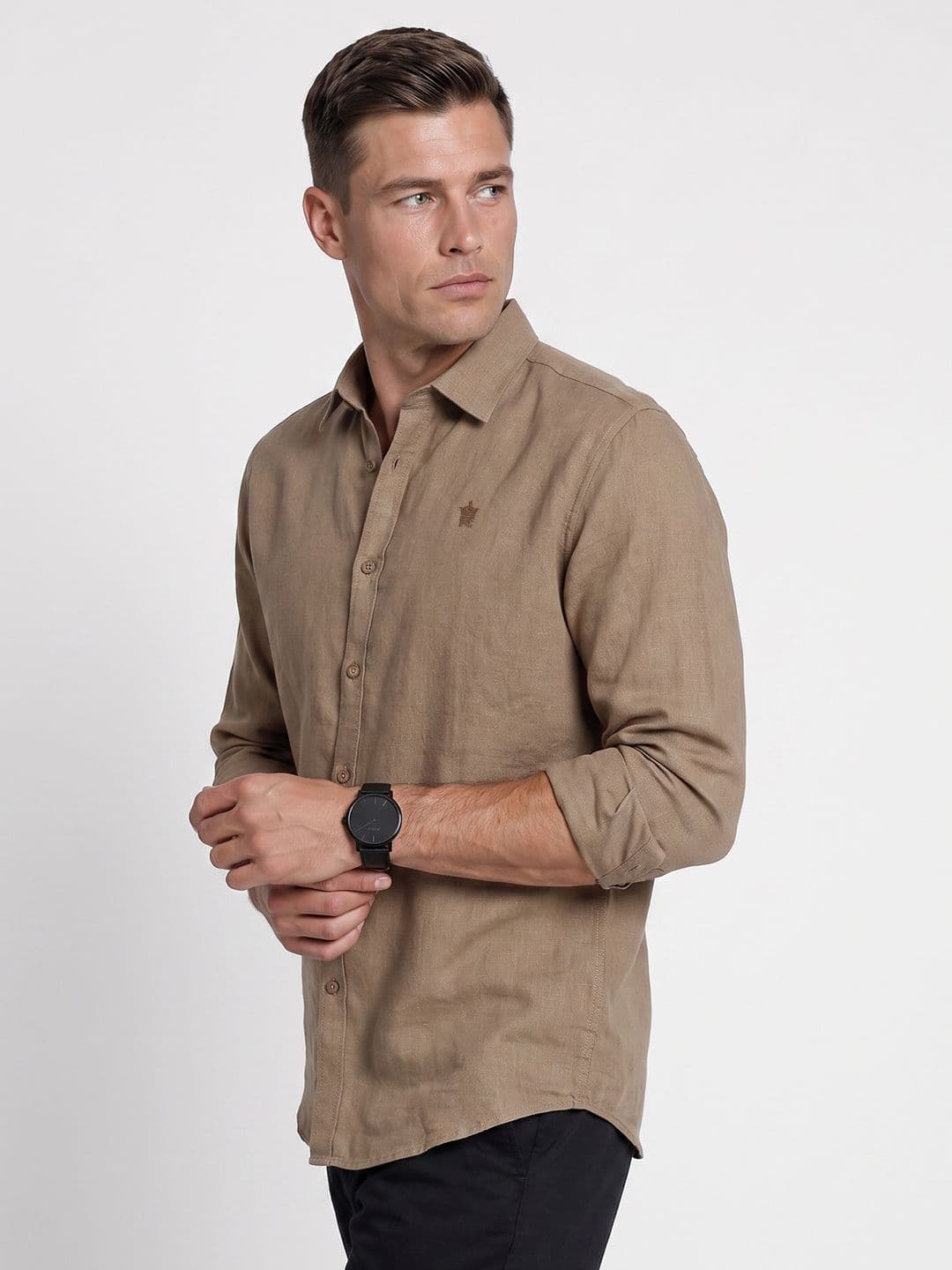 French Connection French Connection Spread Collar Casual Shirt