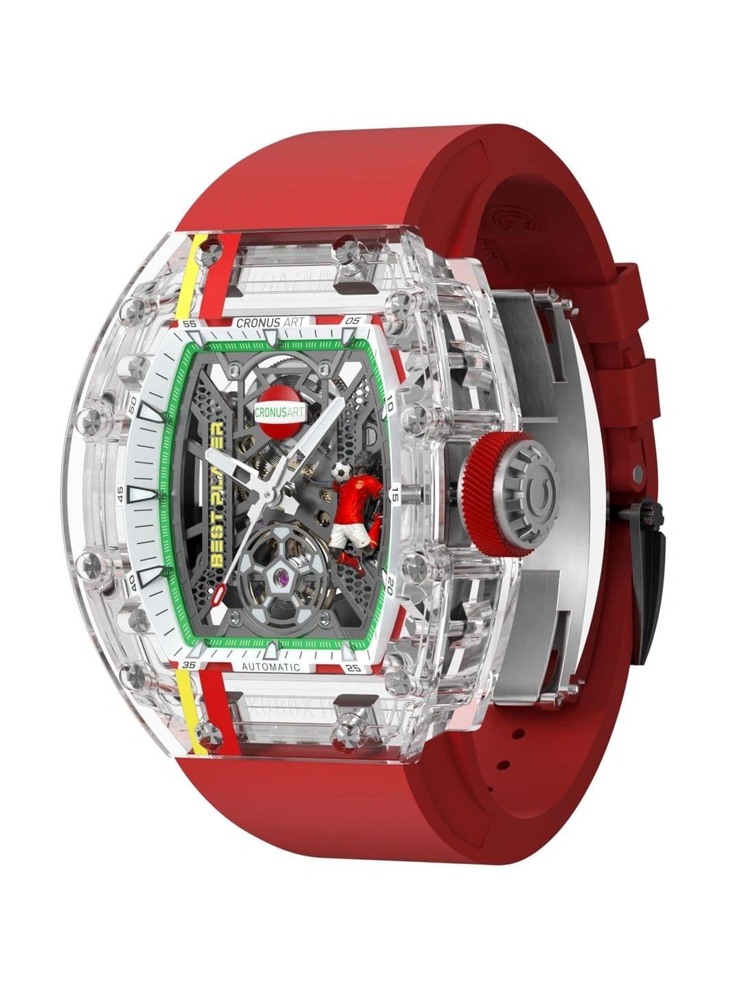 Cronus Art Cronus Art Men Skeleton Dial & Straps Analogue Automatic Motion Powered Watch CM001-102