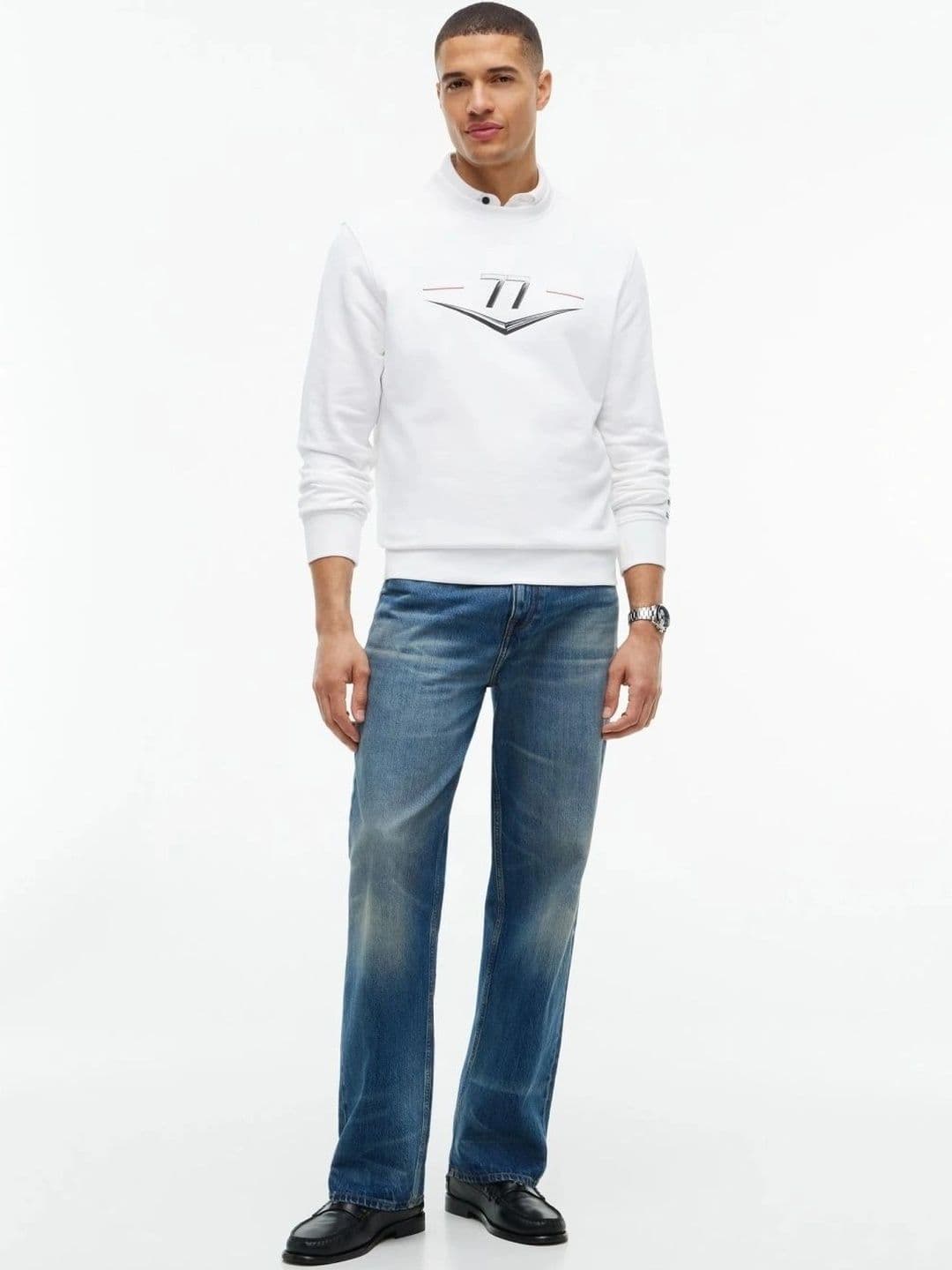 Men Printed Sweatshirt Tommy Hilfiger Men Printed Sweatshirt
