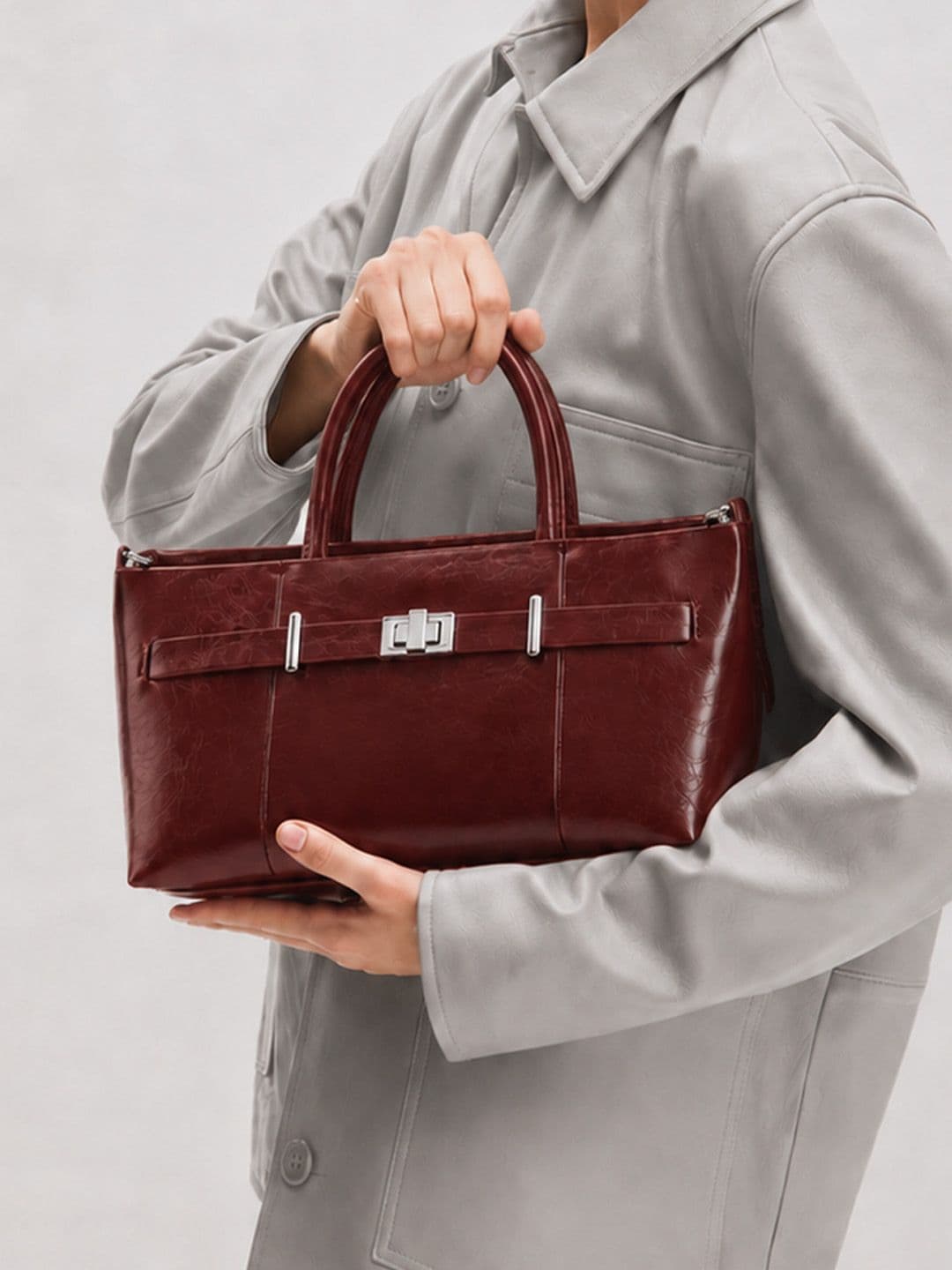 Ella Elite Handbag Lino Perros Structured Handheld Bag