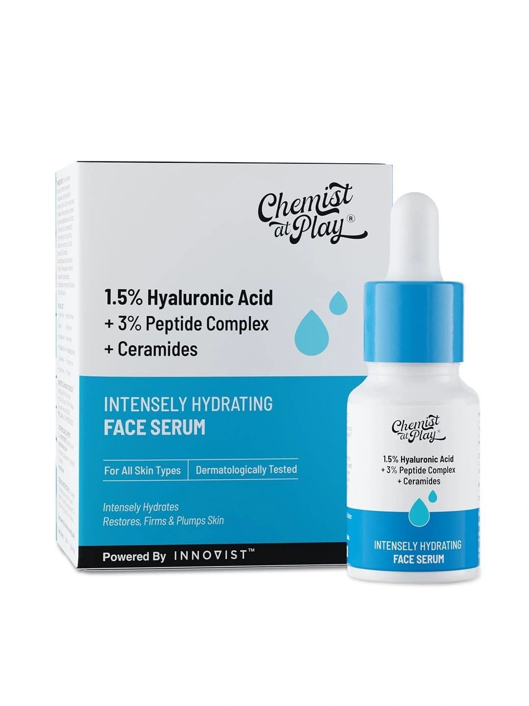 Ceramide Face Serum- 10 ml Chemist at Play 1.5% Hyaluronic Acid & Ceramide Face Serum- 10 ml