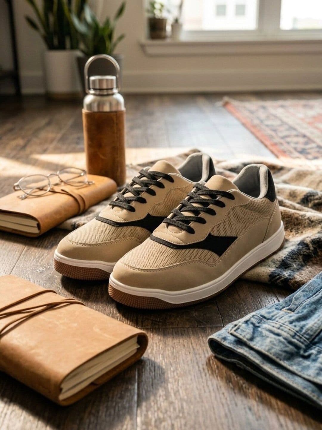 Roadster Roadster Men Perforations PU Sneakers