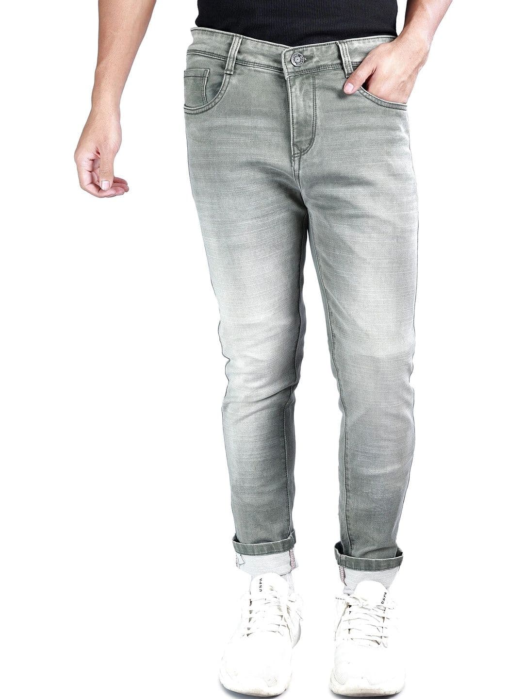 SPARDO SPARDO Men Straight Fit Mid-Rise Light Fade Stretchable Jeans