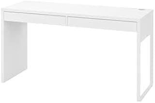 Ikea Wood Micke Long Table Top Workstation Computer Desk (White)
