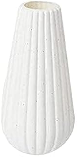 bvslf Flower Vase for Home Office Decor, Decorative Vase for Home Decor Center Table Bedroom Living Room & Office Decoration, Flower Holder, Set of 1, White Plastic Vase