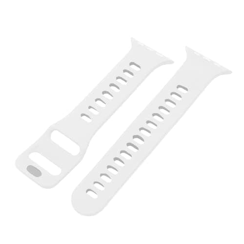 GadgetBite Watch Loop Strap Soft Silicone Band Compatible with Watch Series Ultra 8 7 6 5 4 3 2 1 SE (Watch Not Included) (42/44/45/49mm)-White