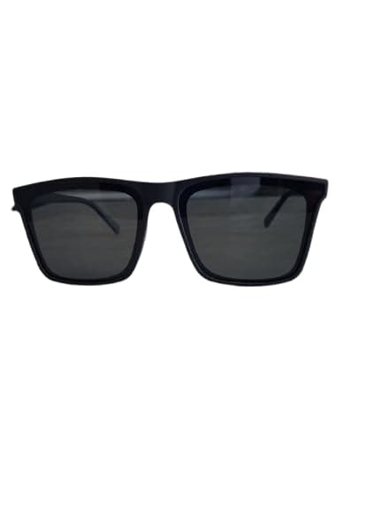 INDIFABRO Latest Black Matte Finish Frame Retro Square Stylish Sunglasses, Goggles For Men's and Women's UV protected -Pack of 1