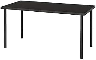 Ikea Table for Particle Board and Acrylic Finish Multipurpose/Desk/Workstation/Computer Table, (140x60, Black)