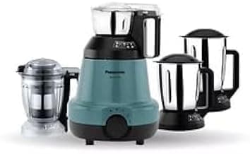 Panasonic MX-GC4550 Mixer Grinder Juicer 900W | 4 Jars Included, Stainless Steel Jars, Motor Lock Function, 3 Speed Settings, Compact Design
