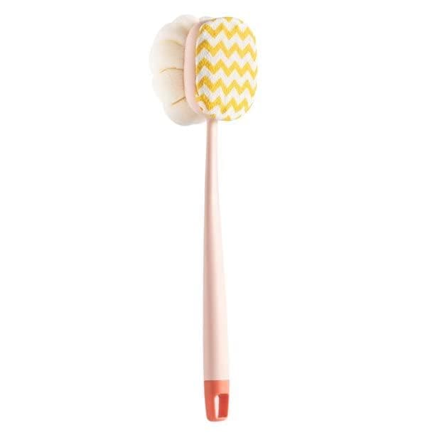 RENESMEE Bath Brushes Long Handles for Elderly Double-sided Shower Body Scrubber Detachable Bath Scrubber Body Scrubbing Brush Shower Brush for Women & Men workable