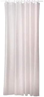 Ikea TSSP Solid EVA Shower Curtain, (180x200 cm, 71x79, White),Eyelet