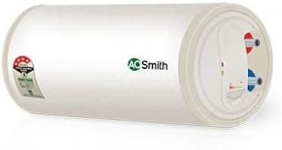 AO Smith Has-50 Horizontal Wall Mounted Water Heater Geyser (50 L, White)