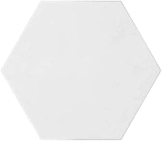 Hexagon Stretched Cotton Canvas for Acrylic Painting Oil Painting (10 Inch, 1)