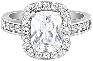GIVA 925 Silver Classic Solitaire Ring, Adjustable | Gifts for Women and Girls | With Certificate of Authenticity and 925 Stamp | 6 Months Warranty
