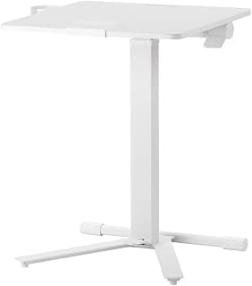 MITTZON Laptop Table with castors, White, 66x50 cm (26x19 5/8 ")