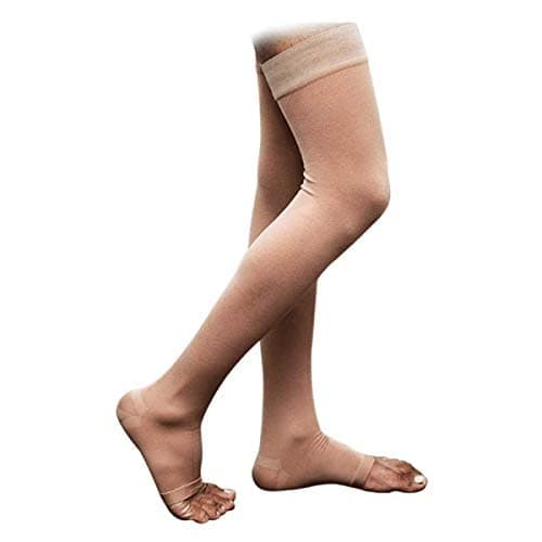 Sorgen Class I Medical Compression Stockings for Varicose Veins | Class 1 Thigh Length stockings | Above Knee Class I Compression Socks | 18-21 mm Hg pressure stockings