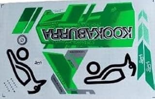 KAHUNA PRO new edition br-10 bat sticker glossy shine advance gum