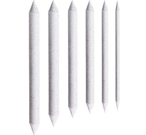 Eclet 6 PCS Blending Stumps and Tortillions Paper Art Blenders for Student Artist Charcoal Sketch Drawing Tools(B)