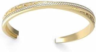 GUESS Stylish Gold-Plated Stainless Steel Bracelet For Women | Durable | Tarnish-Resistant & Gift-Ready | Size Large