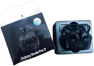 Galaxy Buds Pro 3, True Wireless Earbuds with Active Noise Cancellation, Bluetooth 5.3, Touch Control, Waterproof, Black, in-Ear