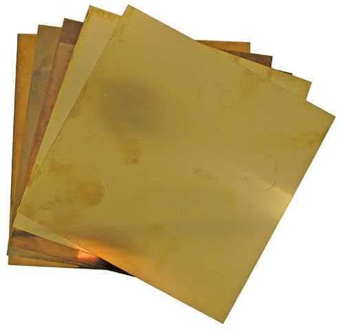VITSZEE Brass Sheet 1Mm X 200Mm X 200Mm Metalworking Brass Sheet Plate