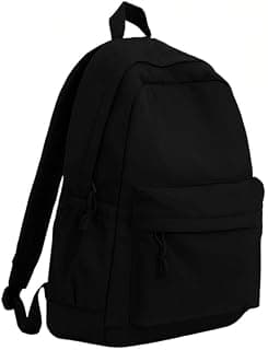 Generic Anti-Theft Laptop College Bag | 1 compartments, bottle holder, organizer, school bag for boys and girls, college bag for women and men, office bag, travel bag man (Dark Black)