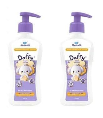 Daffy Baby Lotion | With the goodness of Calendula & Allantonin | Paediatrician Tested | with pH 5.5 | 200ml x 2