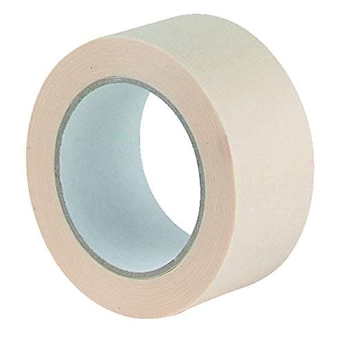 True-Ally Masking Tape 2 inch / 48 mm x 20 Meters (Pack of 1) of Multi-Use, Easy Tear Tape. Great for Carpenter Labeling, Painting, Packing and More. Adhesive Leaves No Residue.