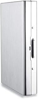 Stealodeal Silver RFID Protected Metal Debit/Crebit/ATM for Men & Women 8 Slots Card Holder Wallet