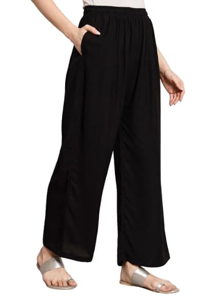 Soft Colors Women Regular Fit Pocket Palazzo