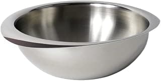 Meyer Trivantage Nickel Free Stainless Steel Triply Tasla | Steel Kadai Heavy Bottom | Tasla Kadhai | Triply Deep Kadai Without Handle | Gas and Induction Base, 26cm